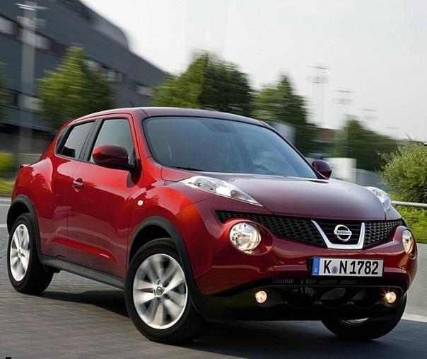 Der Juke ist eine Mischung aus kompaktem SUV und coupéartigem Sportwagen. Foto: Nissan/auto-reporter.net